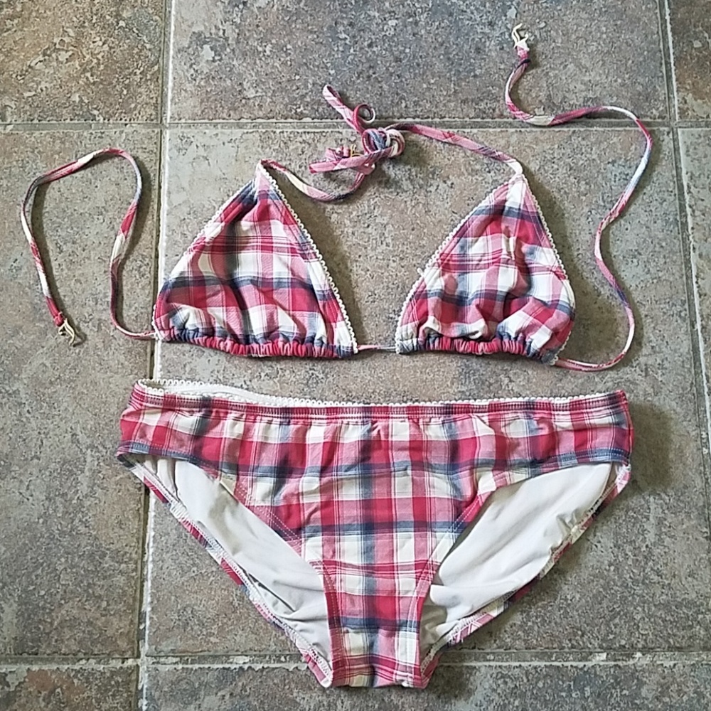 Juicy Couture Plaid Bikini